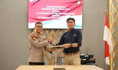Nota Kesepahaman (MoU) Perwakilan Manajemen PT PLN Batam Bersama Ditpamobvit Polda Kepri