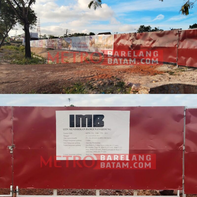 Ruko Dua Lantai di Kawasan Pertokoan Marina Central, Kelurahan Tanjung Riau, Kecamatan Sekupang