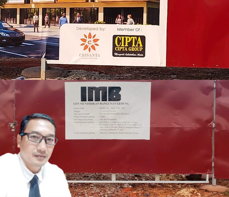 Azril Apriansyah, Kepala Dinas Cipta Karya dan Tata Ruang Batam Memilih Tutup Mata dan Tutup Mulut