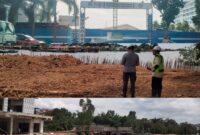 Proyek Pembangunan Food Court Dikerjakan Oleh PT Octavia Karya Persada (OKP), perusahaan pemilik Hotel AP Premier Batam di Jalan Duyung, Sungai Jodoh, Kecamatan Batu Ampar, Kota Batam