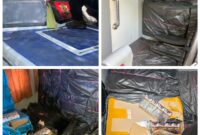 Speedboat Bermuatan Rokok Tanpa Pita Cukai Yang Kandas di Tepi Hutan Bakau di Kawasan Pedalaman Pulau Panjang