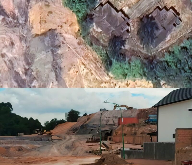 Aktivitas Pematangan Lahan di Dalam Kawasan Villa Foresta, Tanjung Pinggir, Kecamatan Sekupang, Kota Batam, Berjalan Tanpa Mengantongi Perizinan Lengkap