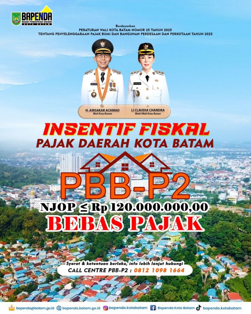 Program PBB-P2 tahun 2026 mulai 1 April hingga 30 Juni 2026