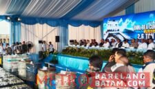Pada saat Konferensi Pers Direktorat Jenderal Bea dan Cukai (DJBC) bersama Badan Narkotika Nasional (BNN) RI