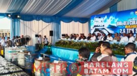 Pada saat Konferensi Pers Direktorat Jenderal Bea dan Cukai (DJBC) bersama Badan Narkotika Nasional (BNN) RI